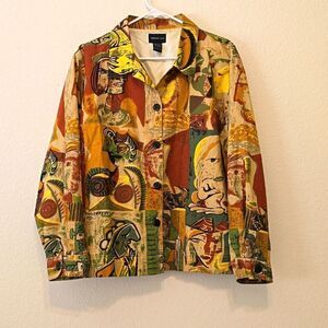 vintage morgan cole picasso jacket large